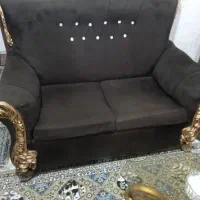 مبل هفت نفره بادو گل میز و میز وسط