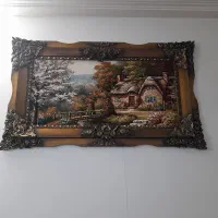 تابلو فرش زیبا چوبی