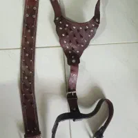 قلاده کاملا چرمی نو