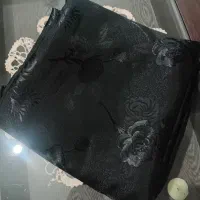 چادر مشکی گلدار