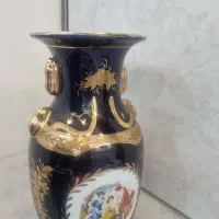 گلدان سورمه ای کاملا نو و سالم