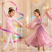 آموزش رقص ایرانی و ریبون دنس کودک