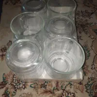 تعدادی ظرف نو بلور