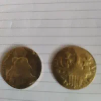 2عدد دکوری ،برنجی سکه ،تزیینی بدلیجات