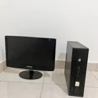 کیس به همراه مانیتور و کیبورد و موس