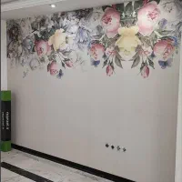 نصاب کاغذ دیواری با دستگاه