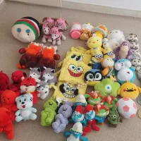 تعدادی عروسک نو به صورت یکجا