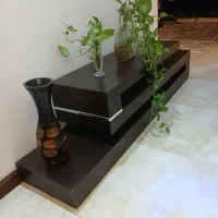 میز تلویزیون از جنس تمام چوب