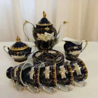 سرویس چای خوری و کیک خوری  و پاسماوری