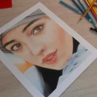 انواع طراحی چهره با مداد رنگی پذیرفته می شود