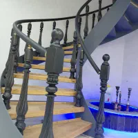 نرده‌استیل‌ چوب استاتیک پلیمر