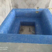 اجرا استخر جکوزی سیمان کاری زیر اسلب