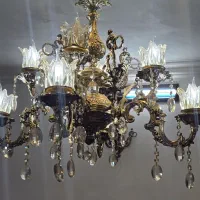لوستر۸شاخه تمام برنج