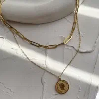 گردنبند طلا طور دخترانه/زنانه