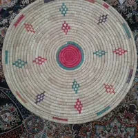 سینی حصیری لبه دار ۷۰ سانت