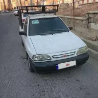 پراید وانت۹۷ سفید با باربند بلند تهران بومهن