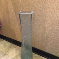 گلدان شیشه ای بامبو