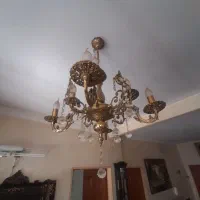 دو عدد لوستر برنجی
