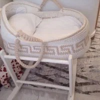 گهواره بافت خوشگل شیک و کم استفاده شده زیر قیمت