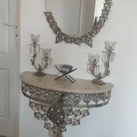 ایینه  کنسول شمعدان