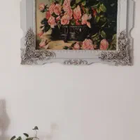 تابلوفرش دست بافت گل و منقل