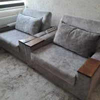 ۳عددمبل تختخواب شو  تمیز و بدون فرورفتگی تشک