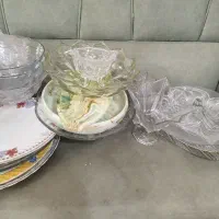 ظروف بلور و کریستال/پذیرایی/میوه و شیرینی خوری/دیس