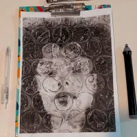 تخفیف ۵ روزه نقاشی سیاه قلم