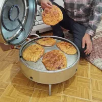 تنور گازی خلیجی صدفی چهار شعله تمام گالوانیزه