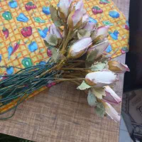 ۳۵ شاخه غنچه رز صورتی از جنس فوم