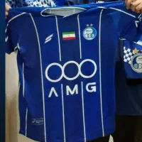 پیراهن استقلال مهران احمدی کیت اصلی ک بازیکن پوشید