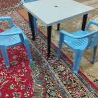 میز و صندلی پلاستیکی نو