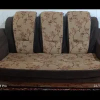 مبل ۷ نفره به همراه ۳ میز شیشه ای