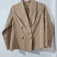 کوت کرمی. سایز ۳۶.۳۸ .جنس کبریتی .