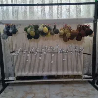 نخ و نقشه تابلو فرش بهمراه دار فرفوژه