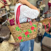 فروش زنبیل دسته چرمی و ساده