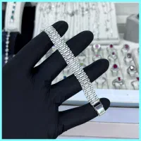 دستبند رولکسی مردانه نقره 925
