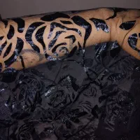 پارچه توری گیپور رز بسیار شیک و زیبا