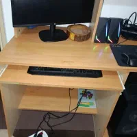 میز کامپیوتر به همراه کتابخانه