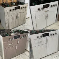 اجاق گاز طرح فر چوبی- قیمت پخش