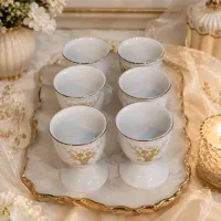 تخم مرغ خوری قدیمی چینی طرح ویکتوریا نو