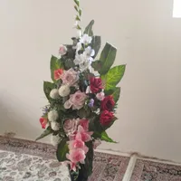 گلدان مصنوعی با پایه بسیار زیبا|گل مصنوعی|مشهد, سجادیه|دیوار