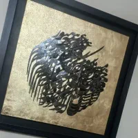 تابلو کالیگرافی ورق طلا