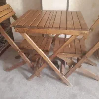 میز چوبی تاشو نو نو