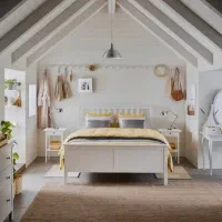 تخت دونفره ایکیا مدل HEMNES