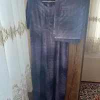 پیراهن مجلسی بلندآستین کوتاه همراه شال
