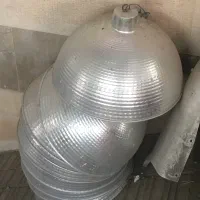 کاسه چراغ سوله ای کارگاهی آلمینیومی
