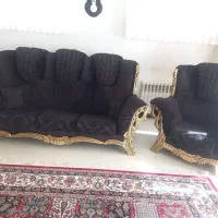 مبل ۷ نفره تمام پارچه چوب راش