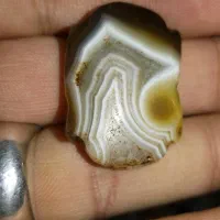 جزع سلیمانی چشمی مصور با یه تک خال زیبا