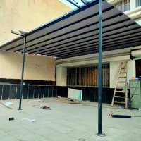 سقف متحرک / سقف ریلی جمع شو سایبان